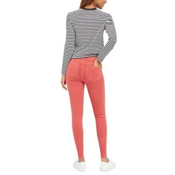 Spanx Jean-ish Ankle Jeggings Pink Slimming Casual Pull On Small - Picture 2 of 8